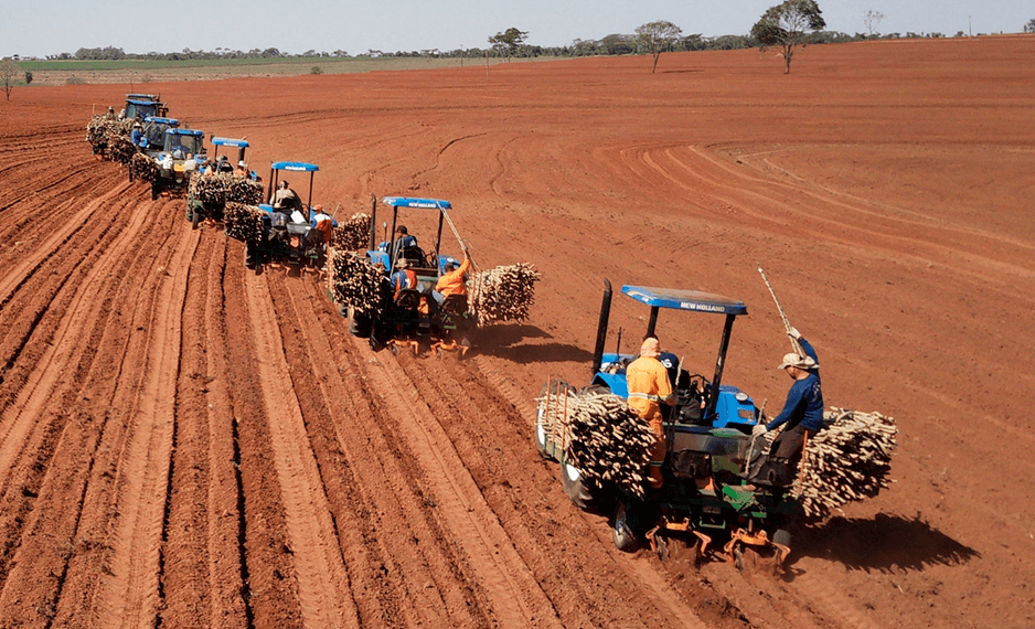 Plantadeira em ação 1
